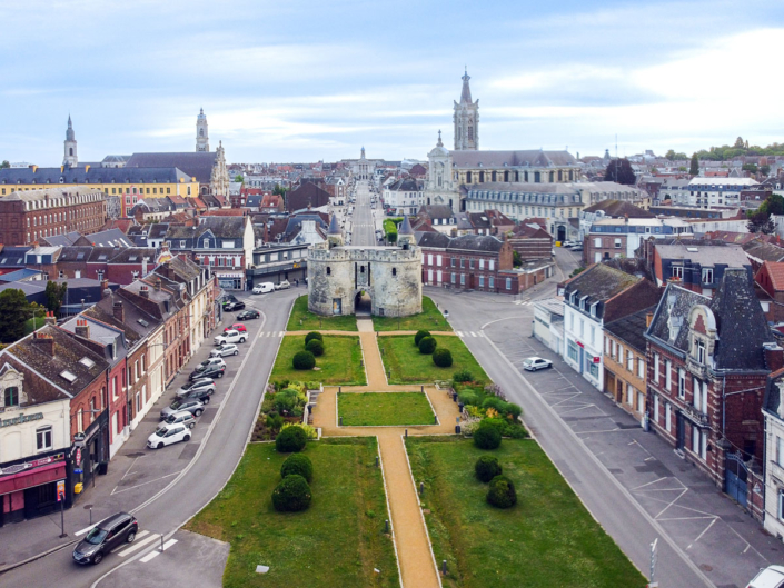 Photo de l'avenue de la Victoire à Cambrai